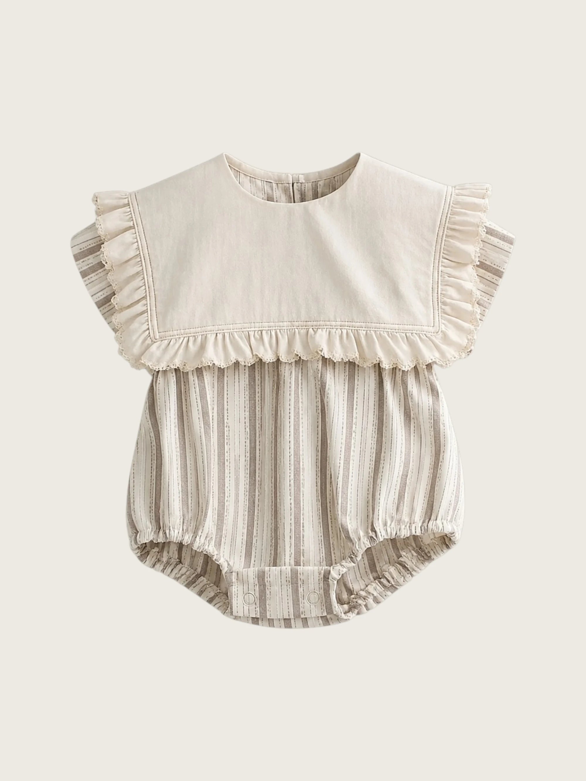Sailor Pink Stripe Romper