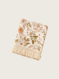 Cottage Floral Cotton Blanket