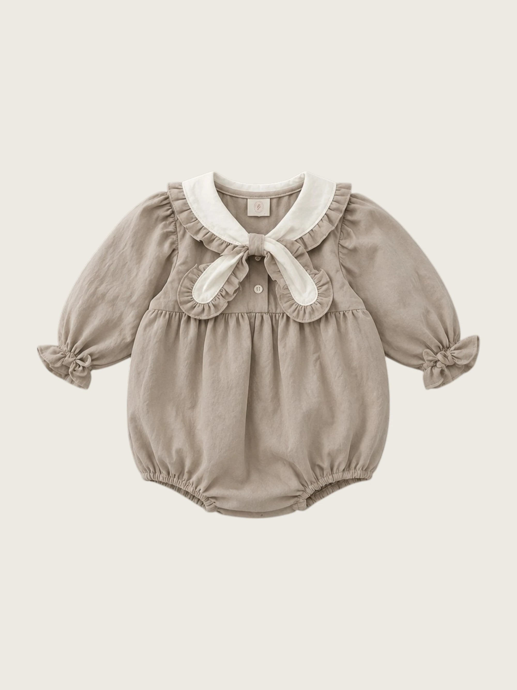 Girl Scout Beige Romper