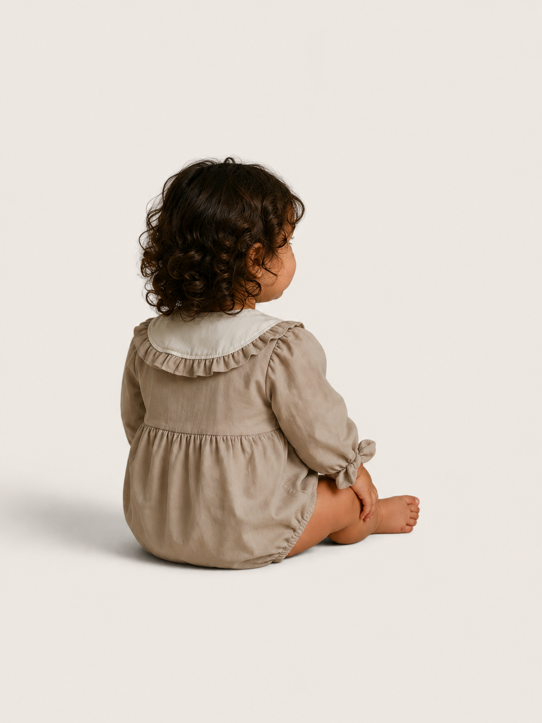 Girl Scout Beige Romper