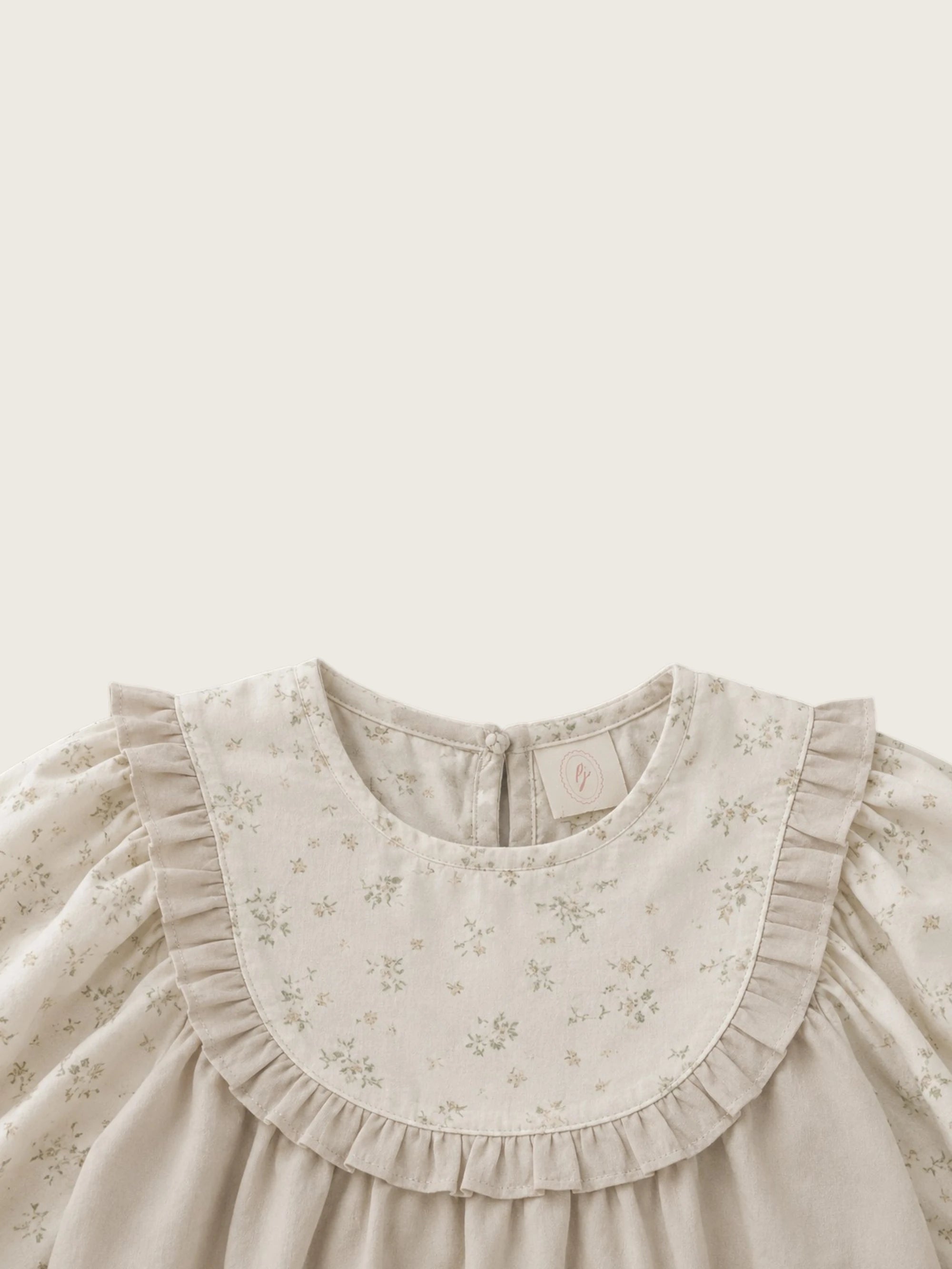 Sailor Beige Soft Floral Romper