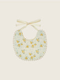 Yellow Flower Cotton Bib