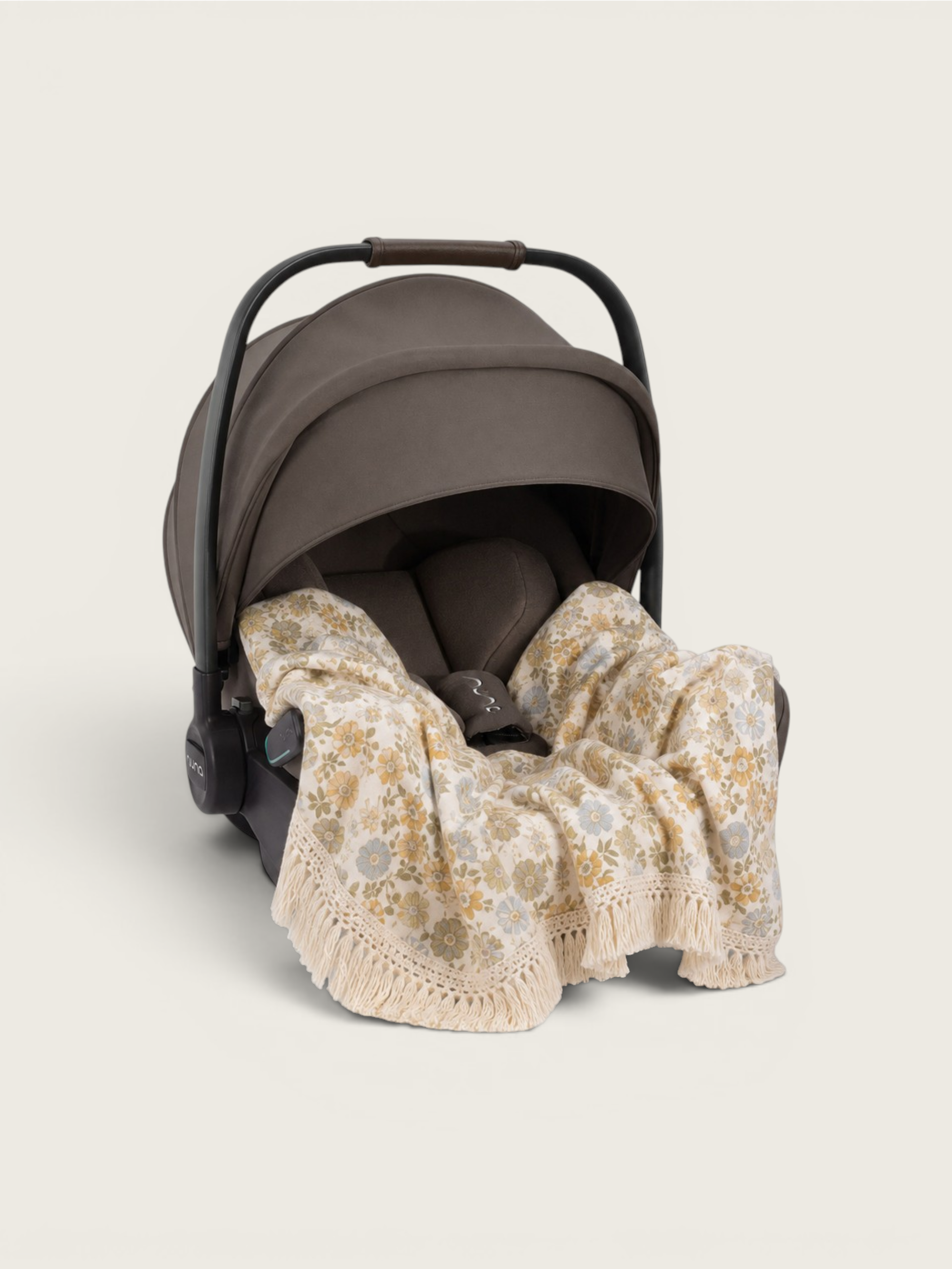 Yellow Floral Cotton Blanket